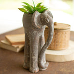 Elephant Clay Tall Planter Set of 2