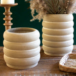 Stacked Ring Pot Set of 2