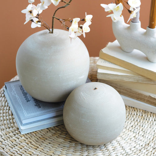 Clay Spheres Tabletop Accent Set of 2