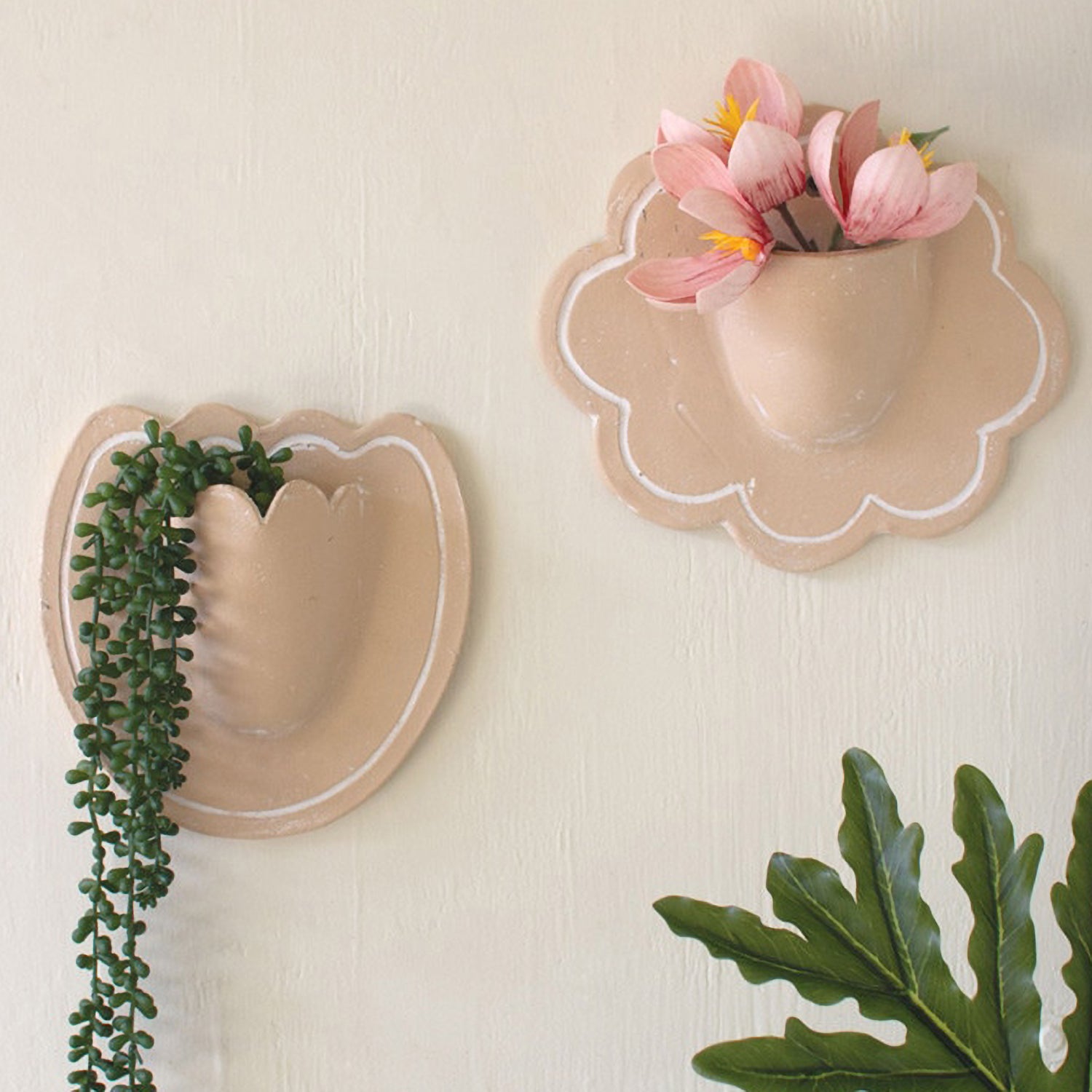 Flower Wall Planter Set of 2