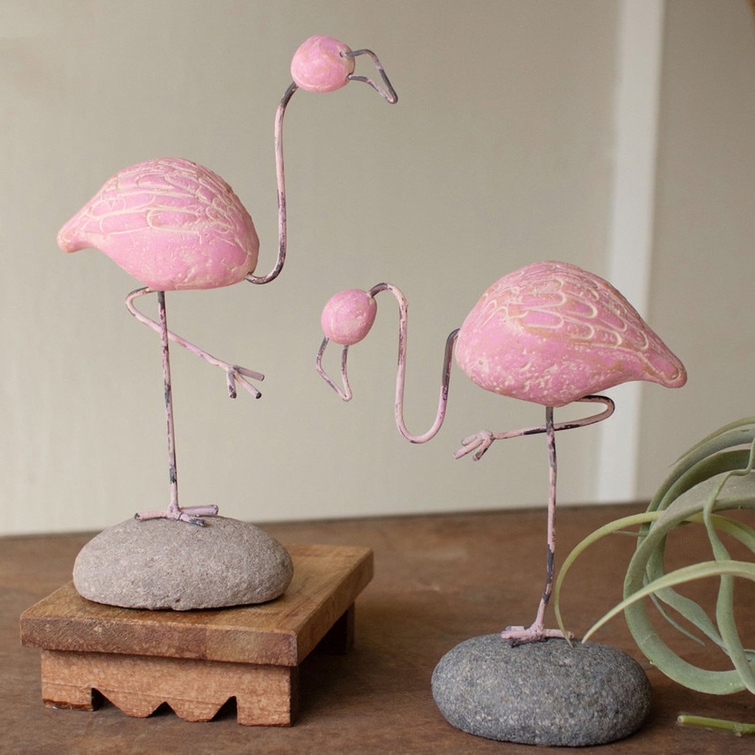 Flamingos Sculpture Set of 2