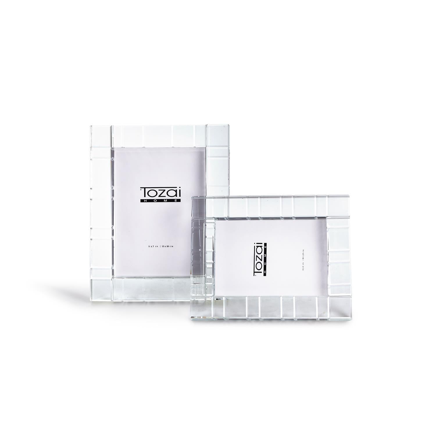 Crystal Vision Photo Frame Set of 2