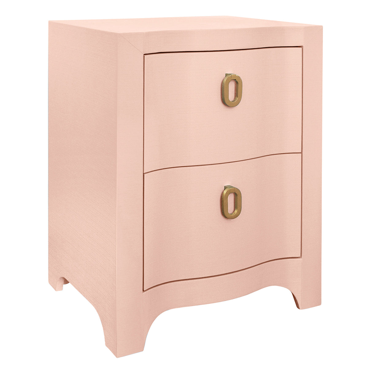 Worlds Away Helena Pink Side Table