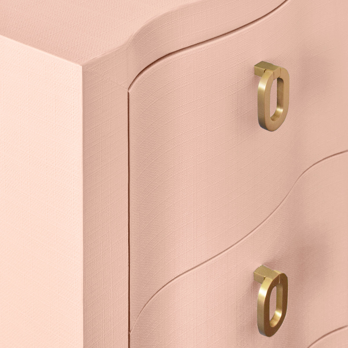Worlds Away Helena Pink Side Table