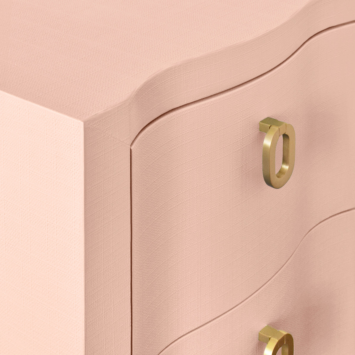 Worlds Away Helena Pink Side Table