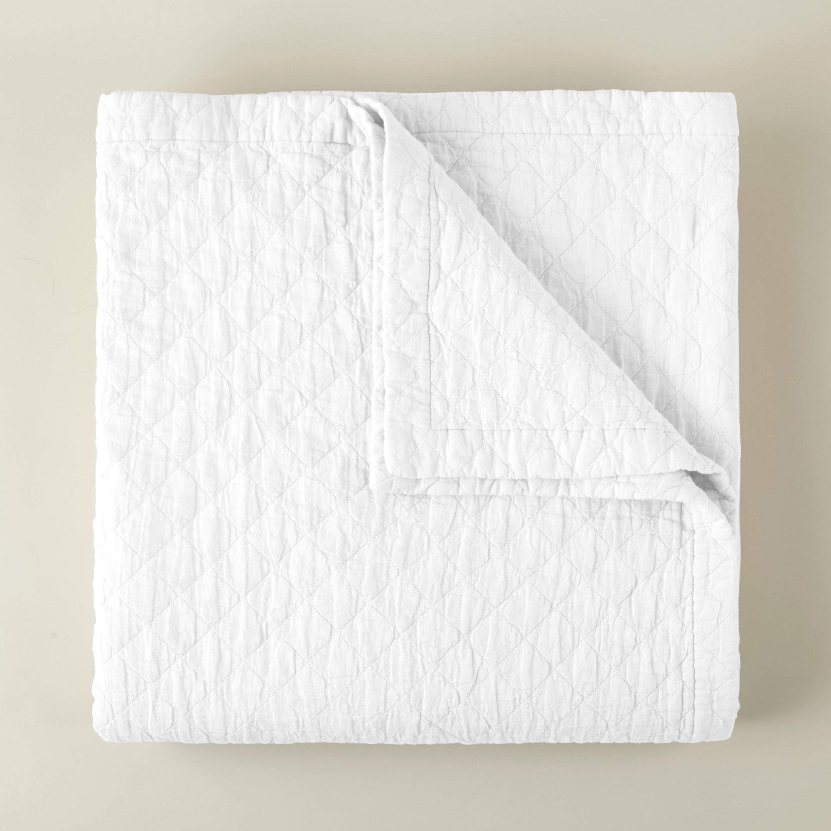 Peacock Alley Heritage Stonewashed Linen Coverlet