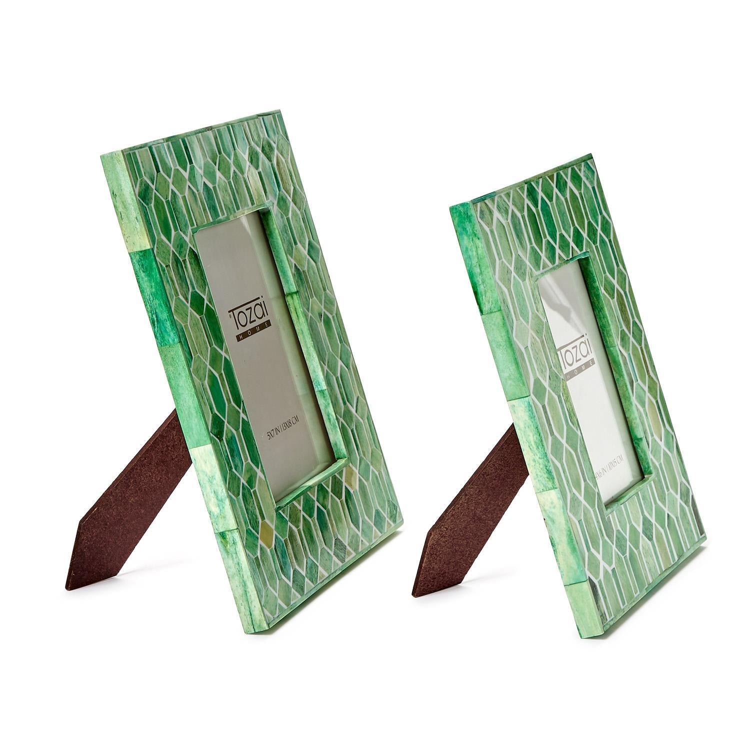 Emerald Cut Photo Frame Set of 2