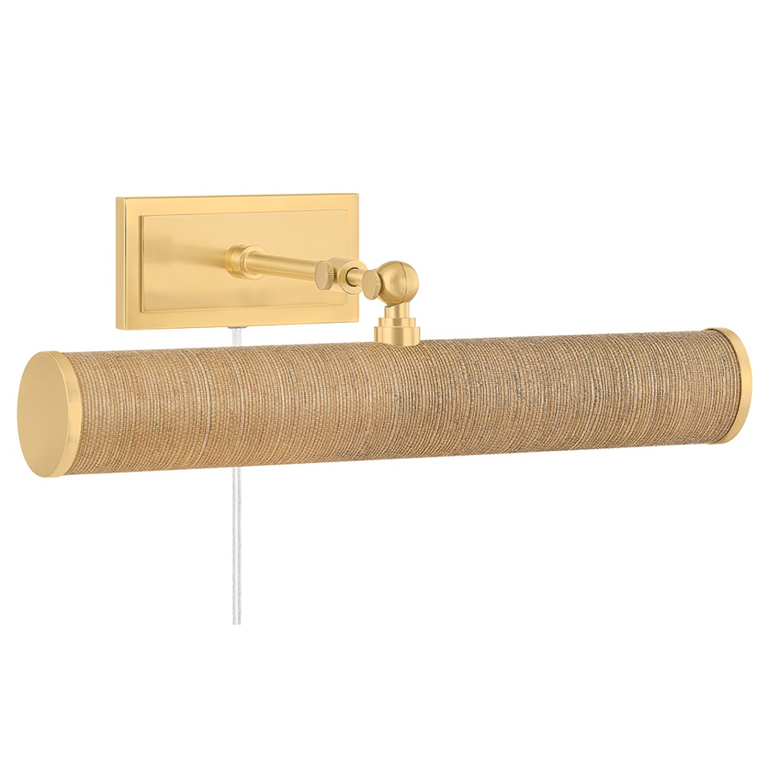 Mitzi Holly Grasscloth Plug In Picture Light