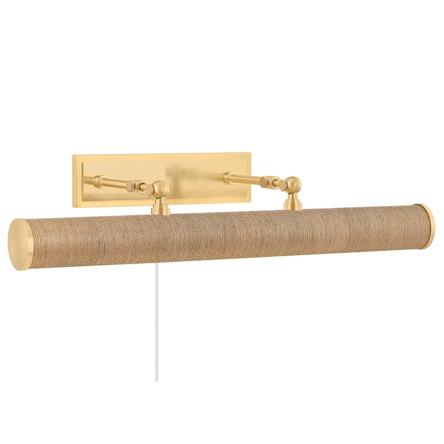 Mitzi Holly Grasscloth Plug In Picture Light