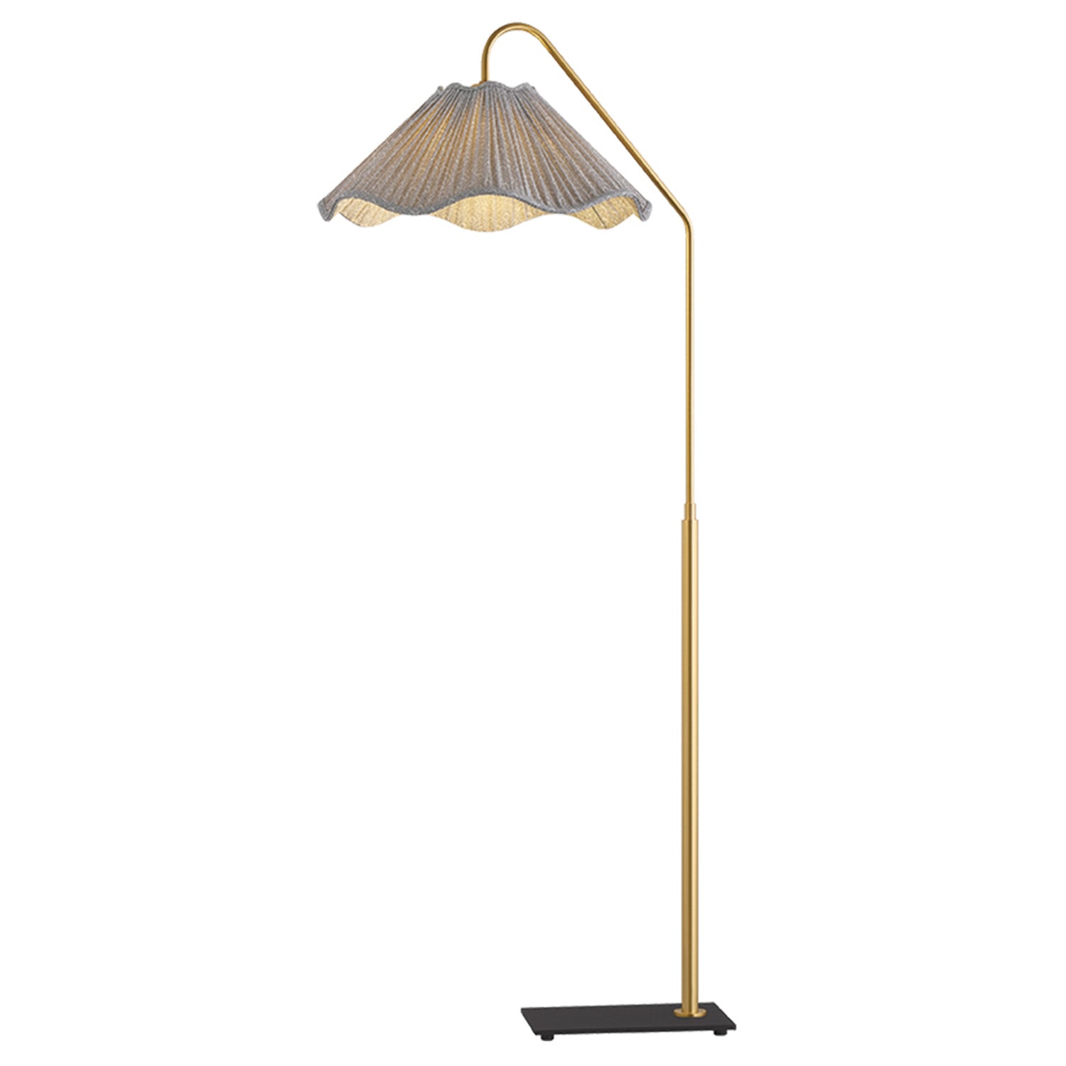 Mitzi Lauren Mimosa Gray Floor Lamp