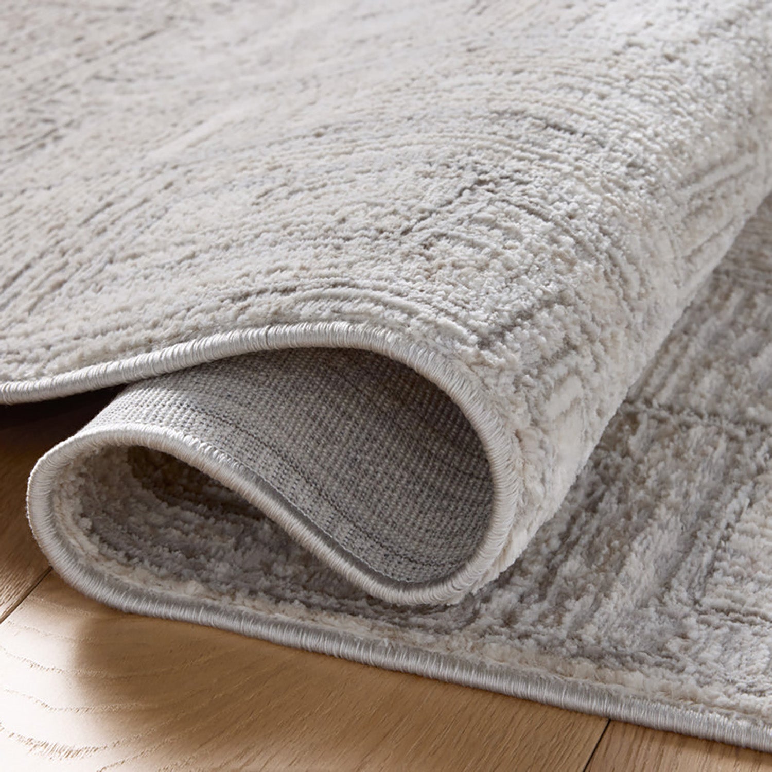 Loloi Hollis Gray/Ivory Power Loomed Rug