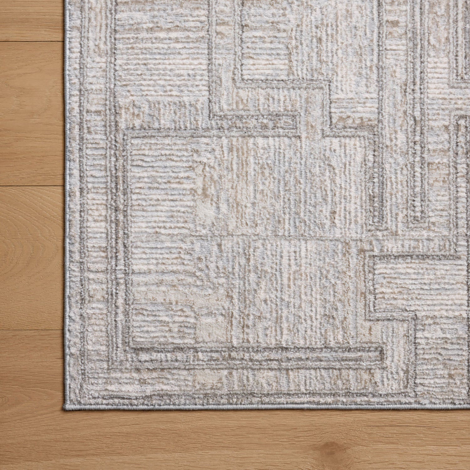 Loloi Hollis Gray/Ivory Power Loomed Rug