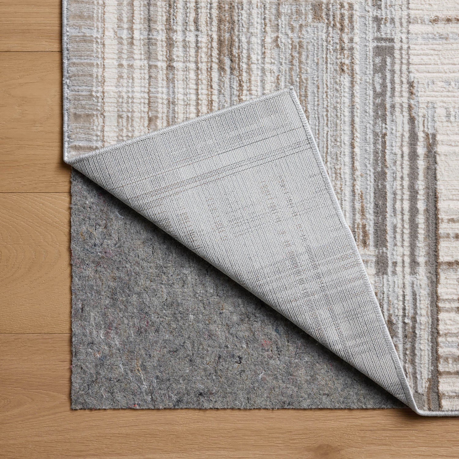 Loloi Hollis Pebble/Ivory Power Loomed Rug