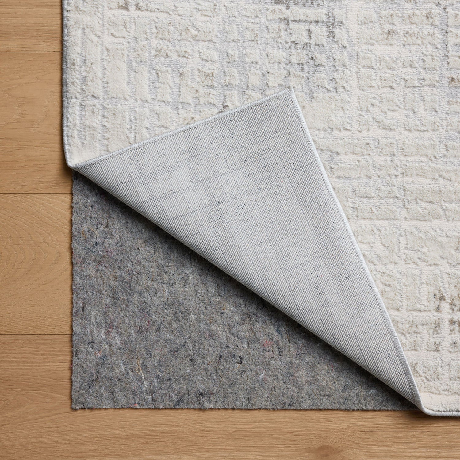 Loloi Hollis Ivory/Stone Power Loomed Rug