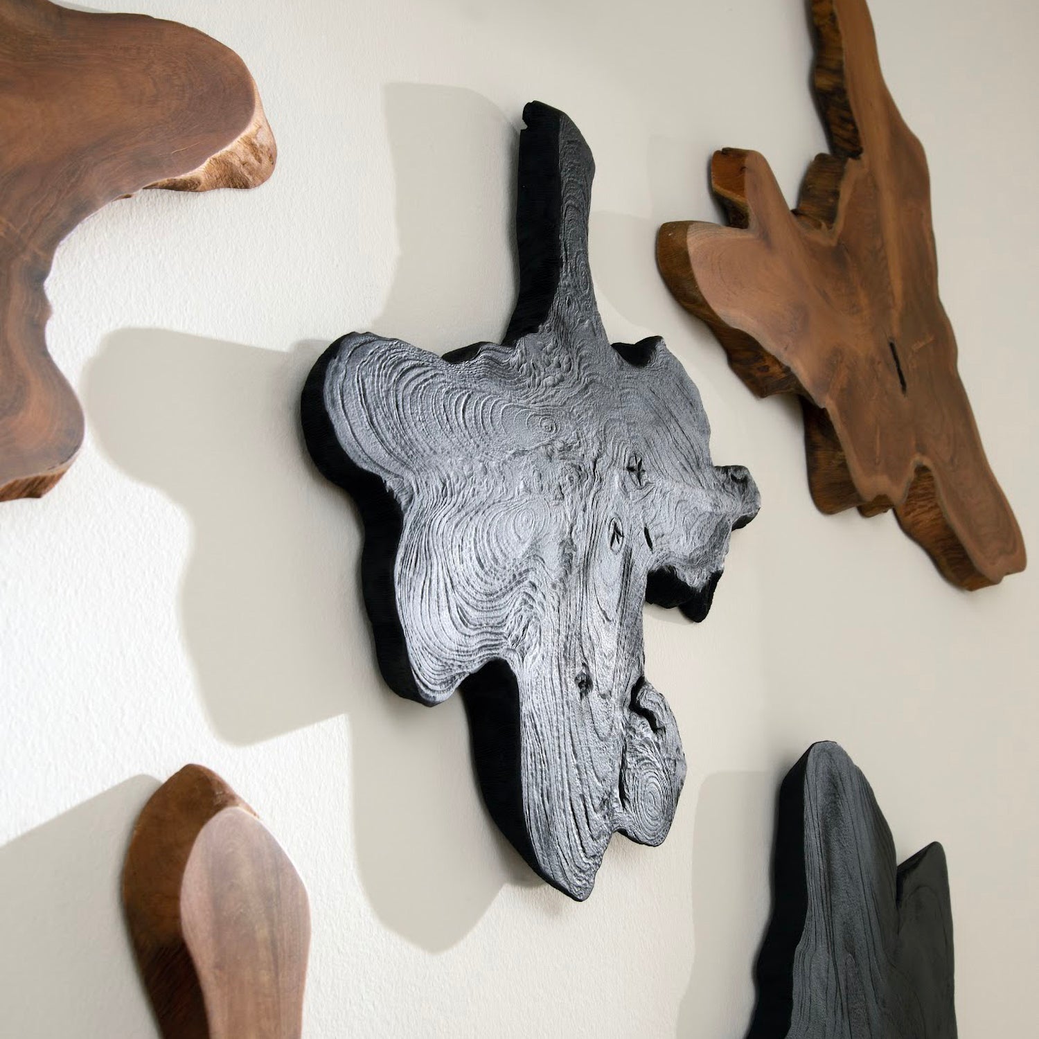 Phillips Collection Freeform Teak Wall Slice