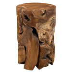 Phillips Collection Teak Chunk Side Table