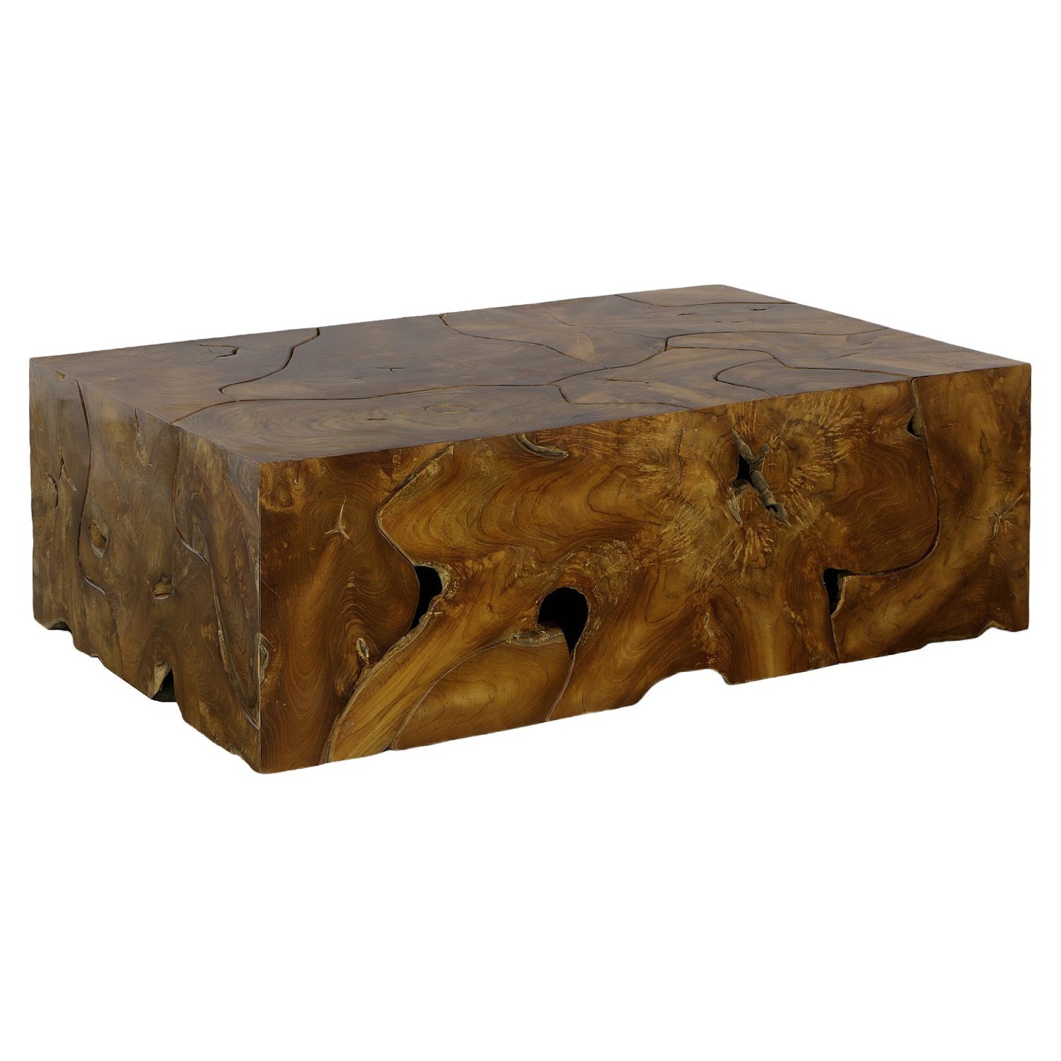 Phillips Collection Teak Slice Coffee Table
