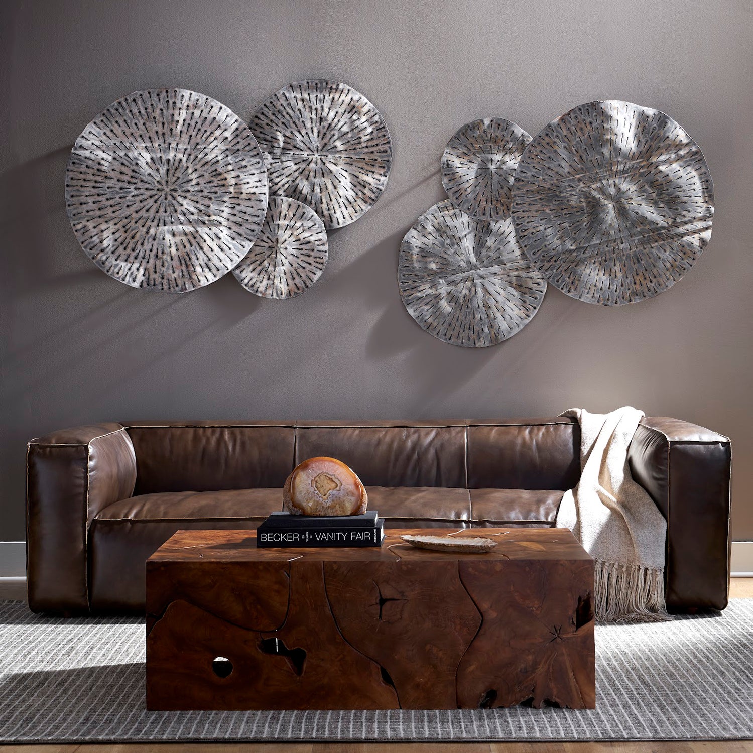 Phillips Collection Teak Slice Coffee Table