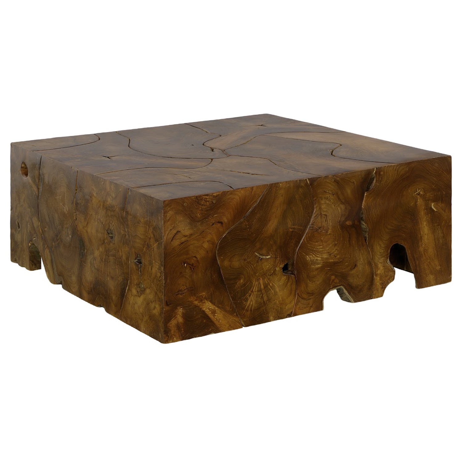 Phillips Collection Teak Slice Coffee Table