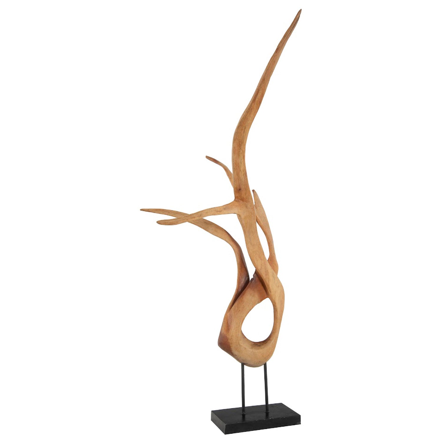 Phillips Collection Mahogany Wood Sculpture