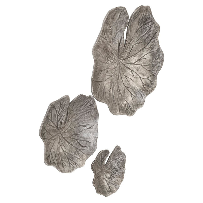 Phillips Collection Lotus Leaf Wall Tiles Set of 3