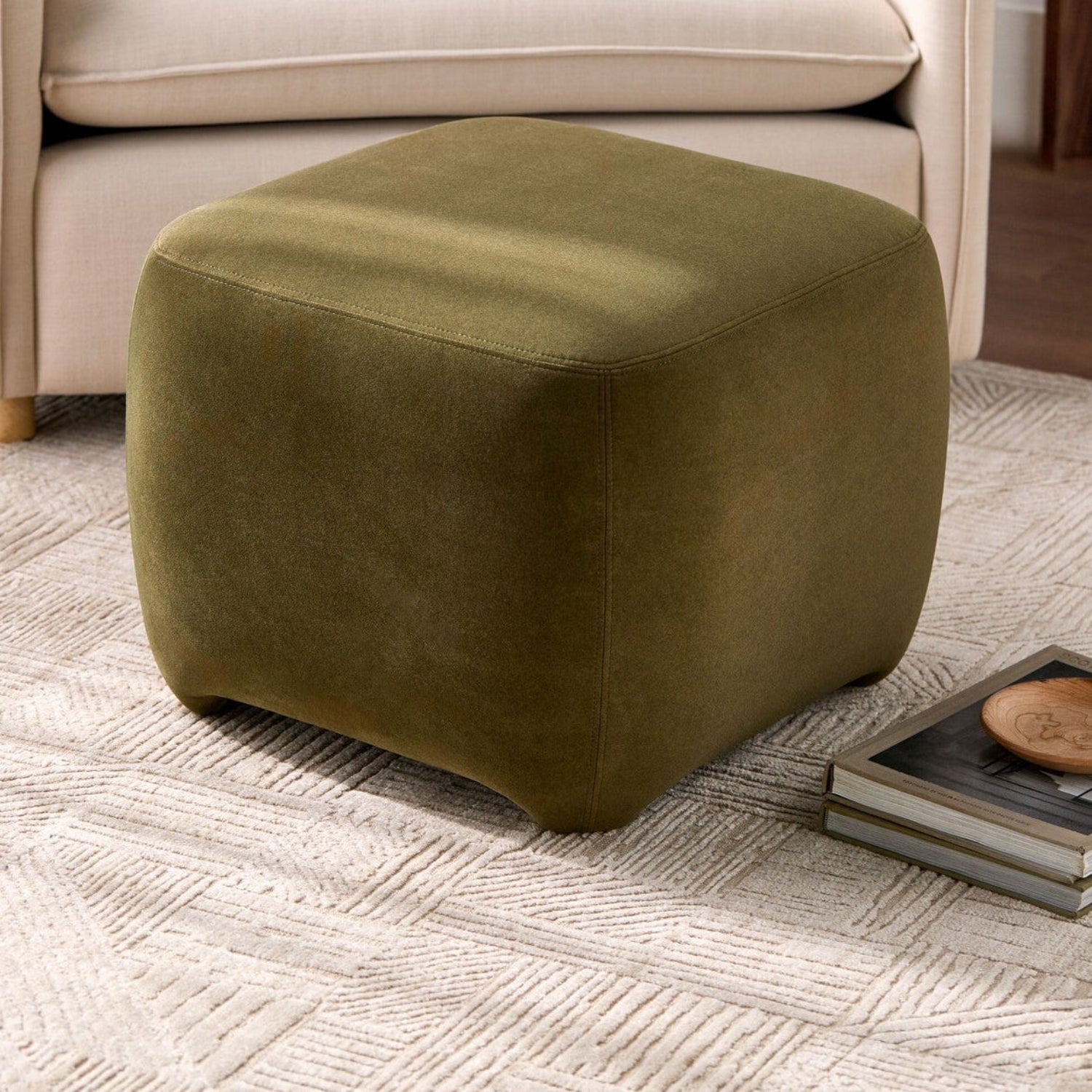 Innaya Polyester Ottoman