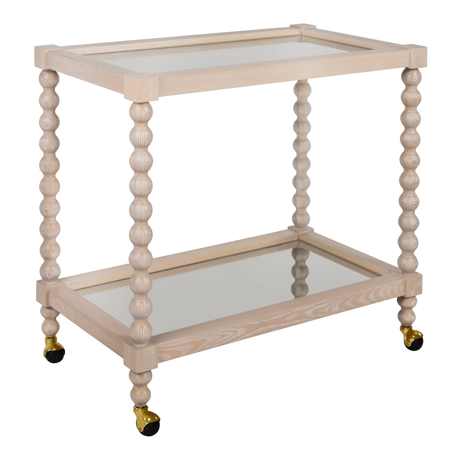 Worlds Away Isadore Bar Cart