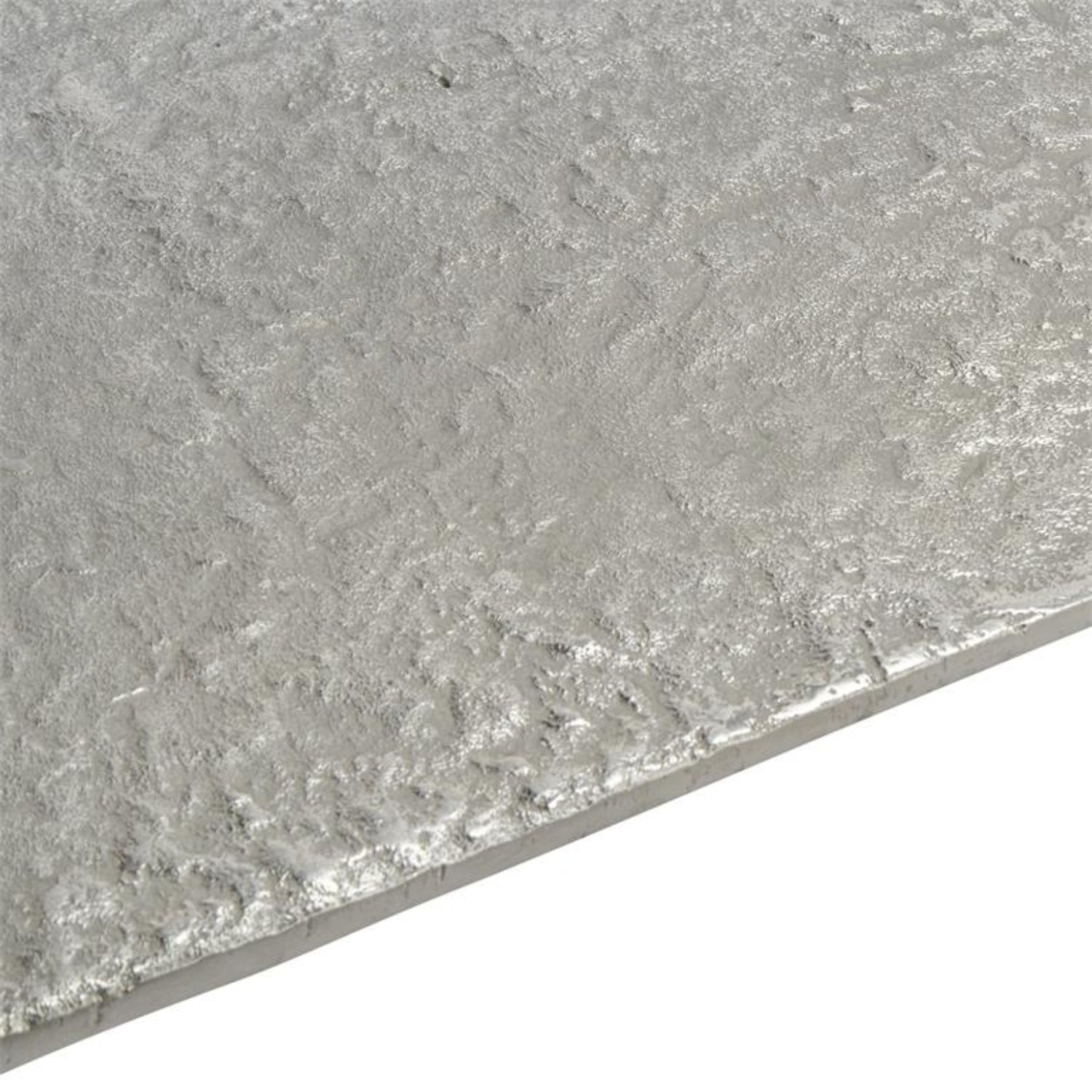 John Richard Textured Nickel Cocktail Table