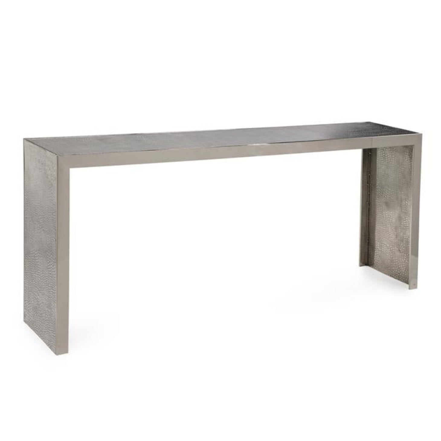 John Richard Silver Serpent Small Console Table — in Polished finish