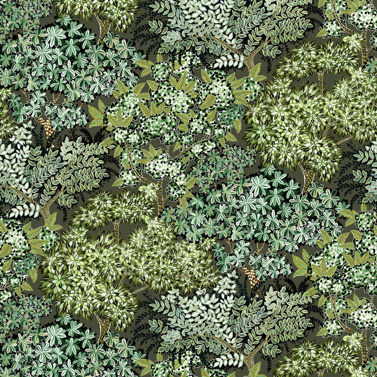 Josephine Munsey x Kravet Couture Broccoli Canpoy 11 Wallpaper