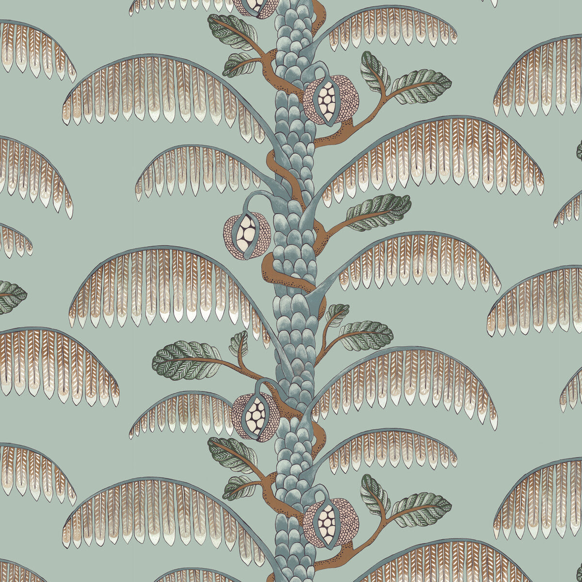 Josephine Munsey x Kravet Couture Palm Stripe 1 Wallpaper