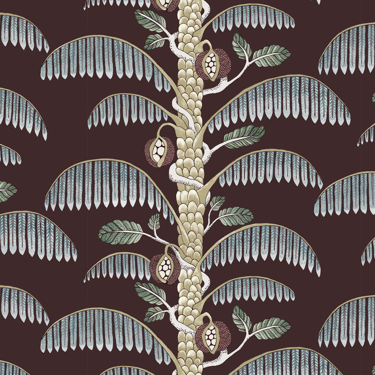 Josephine Munsey x Kravet Couture Palm Stripe 21 Wallpaper
