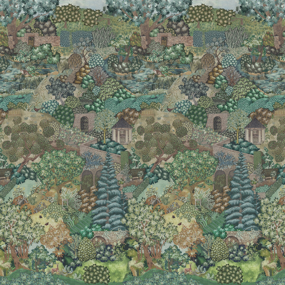 Josephine Munsey x Kravet Couture Miserden Panel 1 Wallpaper