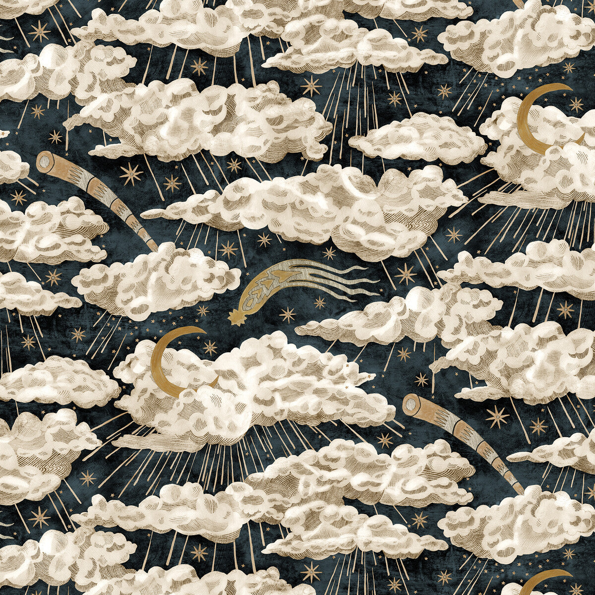 Josephine Munsey x Kravet Couture Cumulus Luna 1 Wallpaper