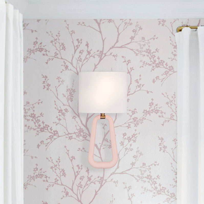 Crystorama Jori 2 Light Aged Brass/Blush Sconce
