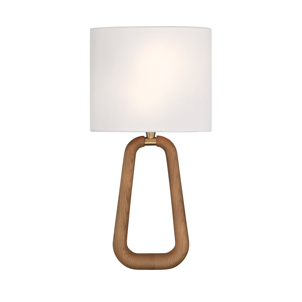 Crystorama Jori 2 Light Aged Brass + Wood Sconce