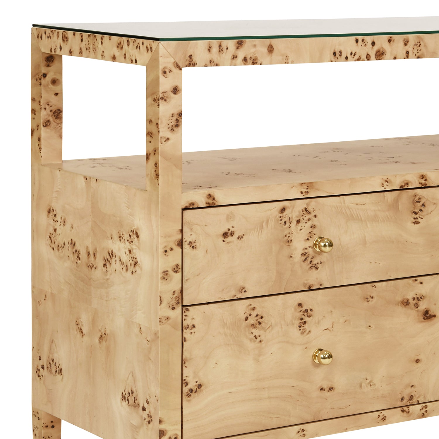 Worlds Away Jordan 6 Drawer Console Table
