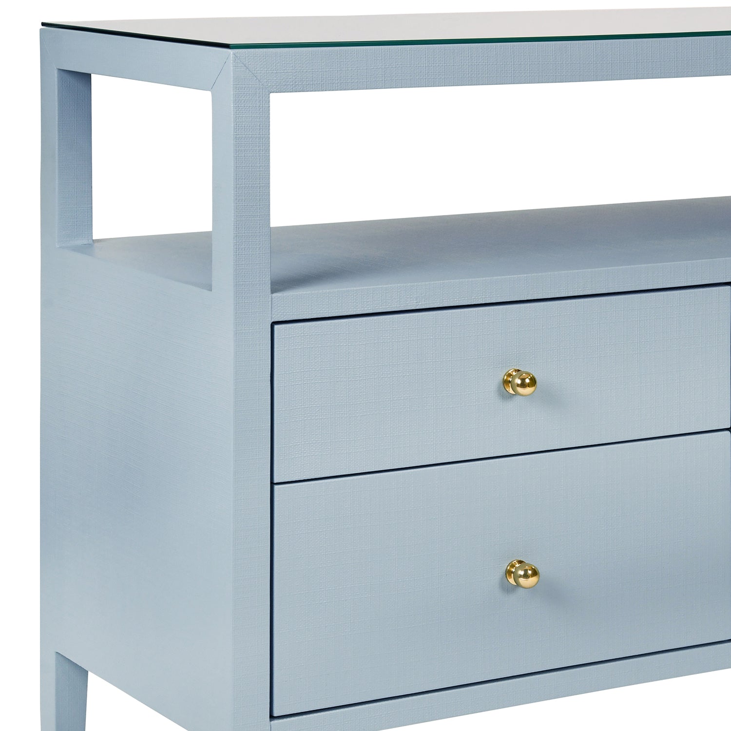 Worlds Away Jordan 6 Drawer Console Table