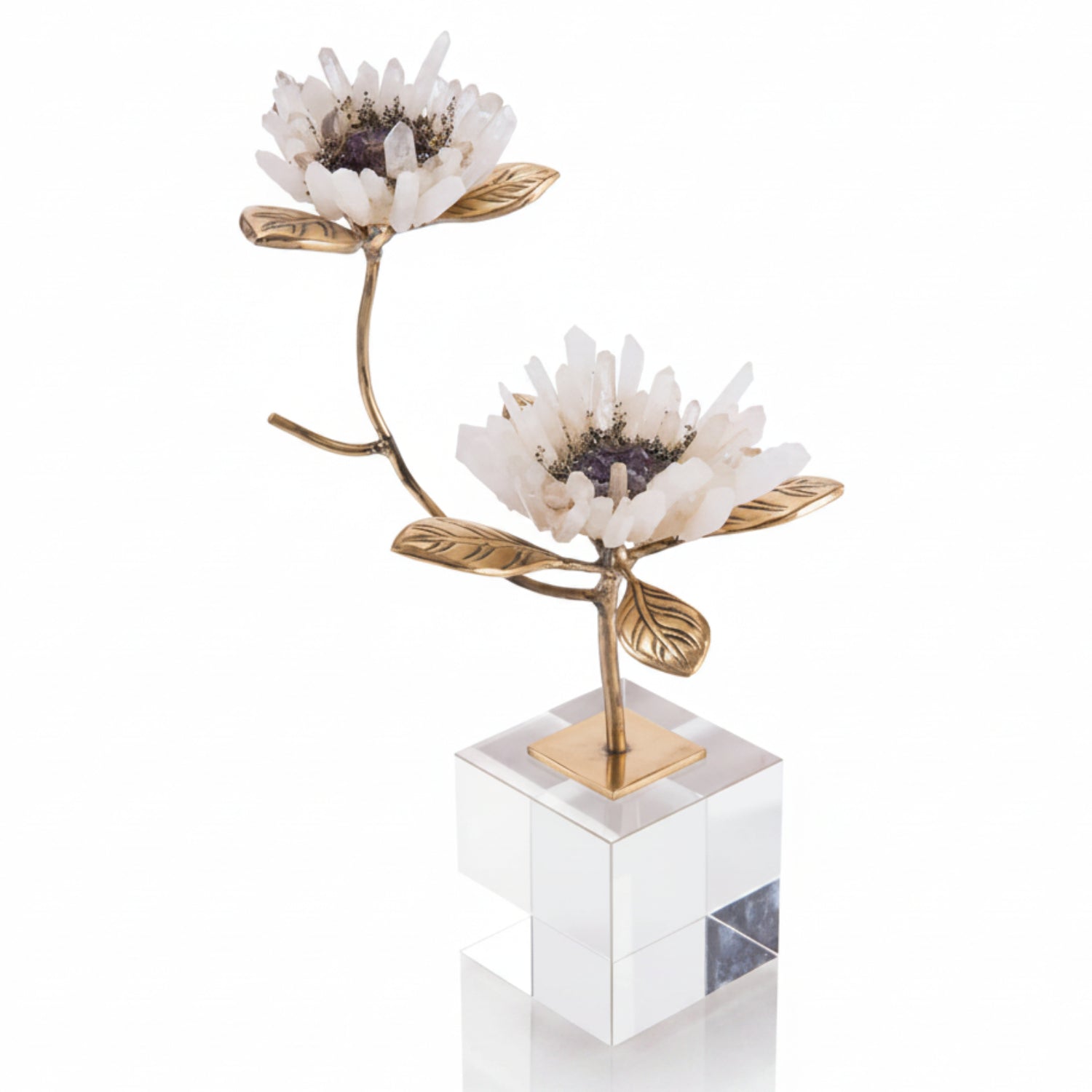 John Richard Double Crystal Blooms