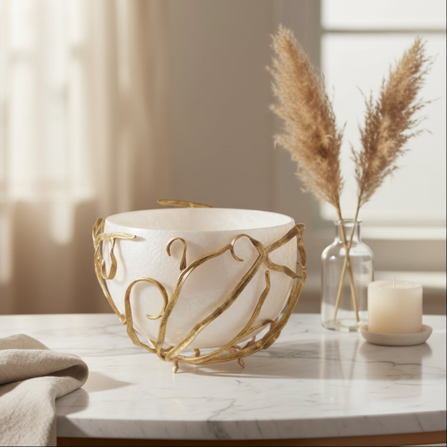John Richard Reeds and Cream Bowl