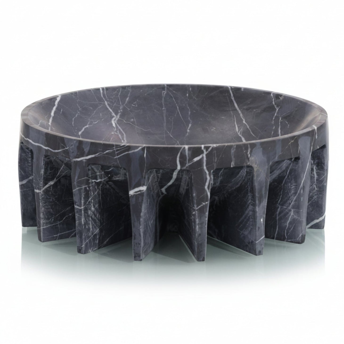 John Richard Elevated Black Marble Bowl
