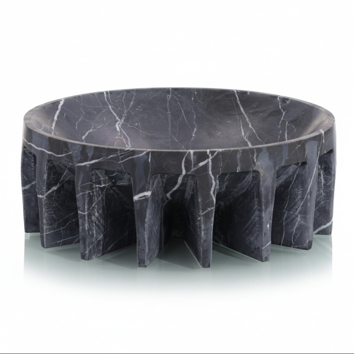 John Richard Elevated Black Marble Bowl