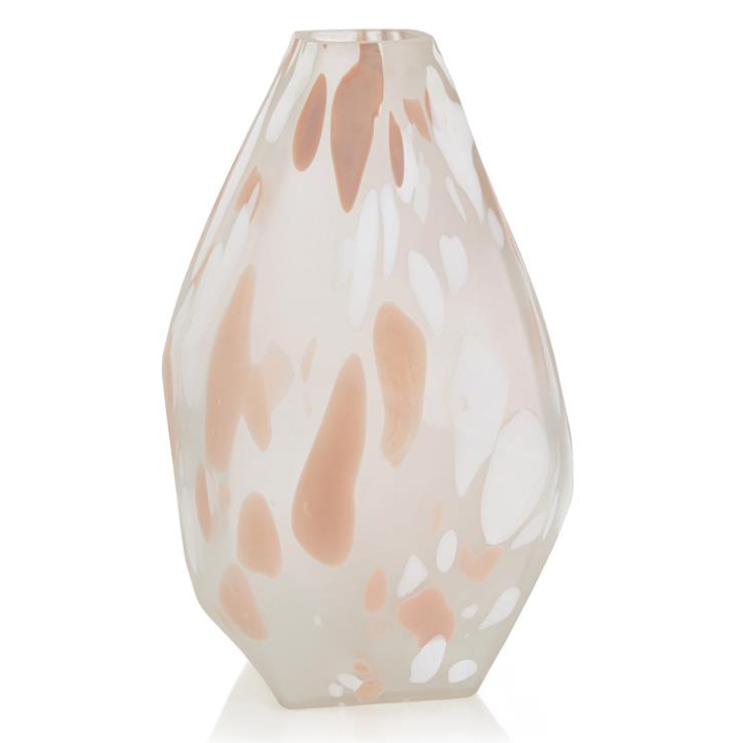 John Richard Blush Rock Glass Large Vase