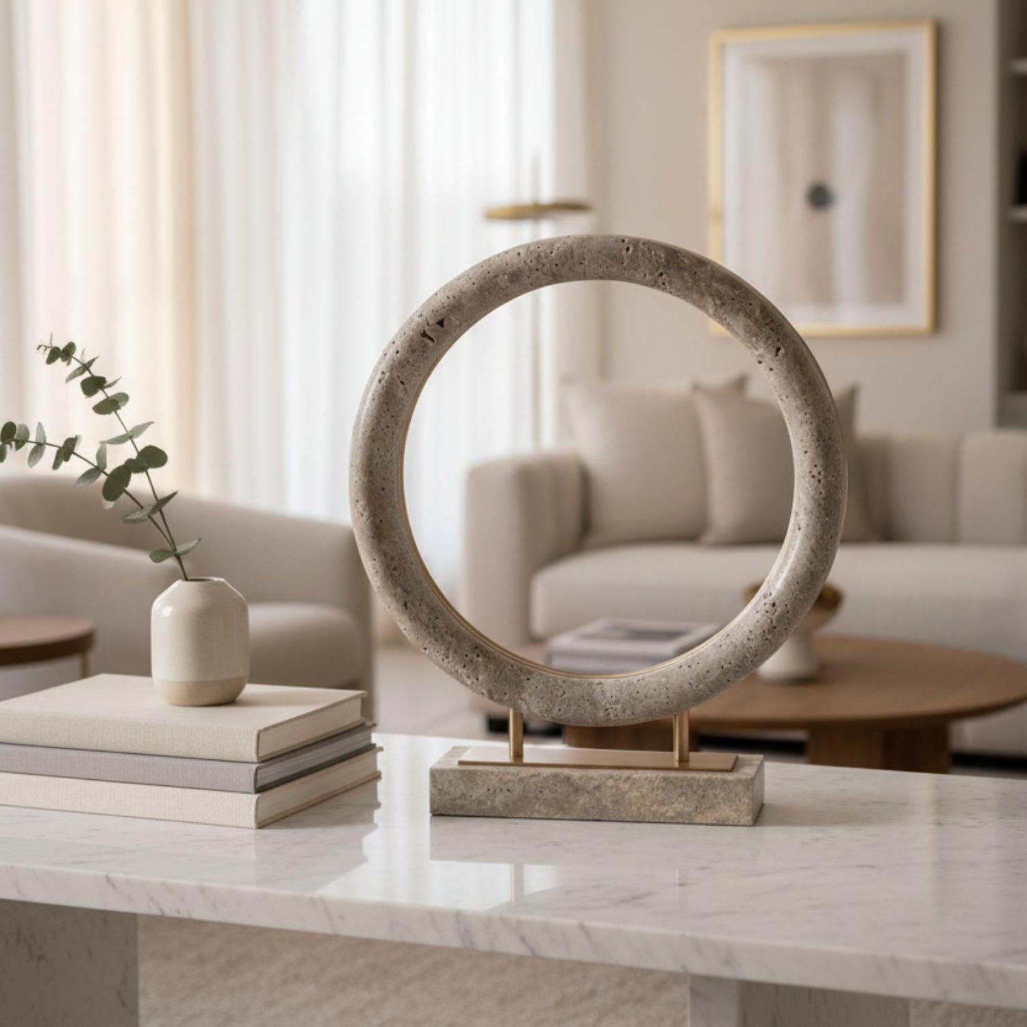 John Richard Petra Small Sculpture on Marble