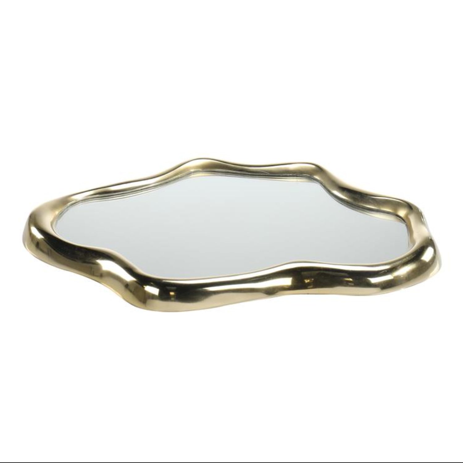 John Richard Flowing Gold Tray Set of 2
