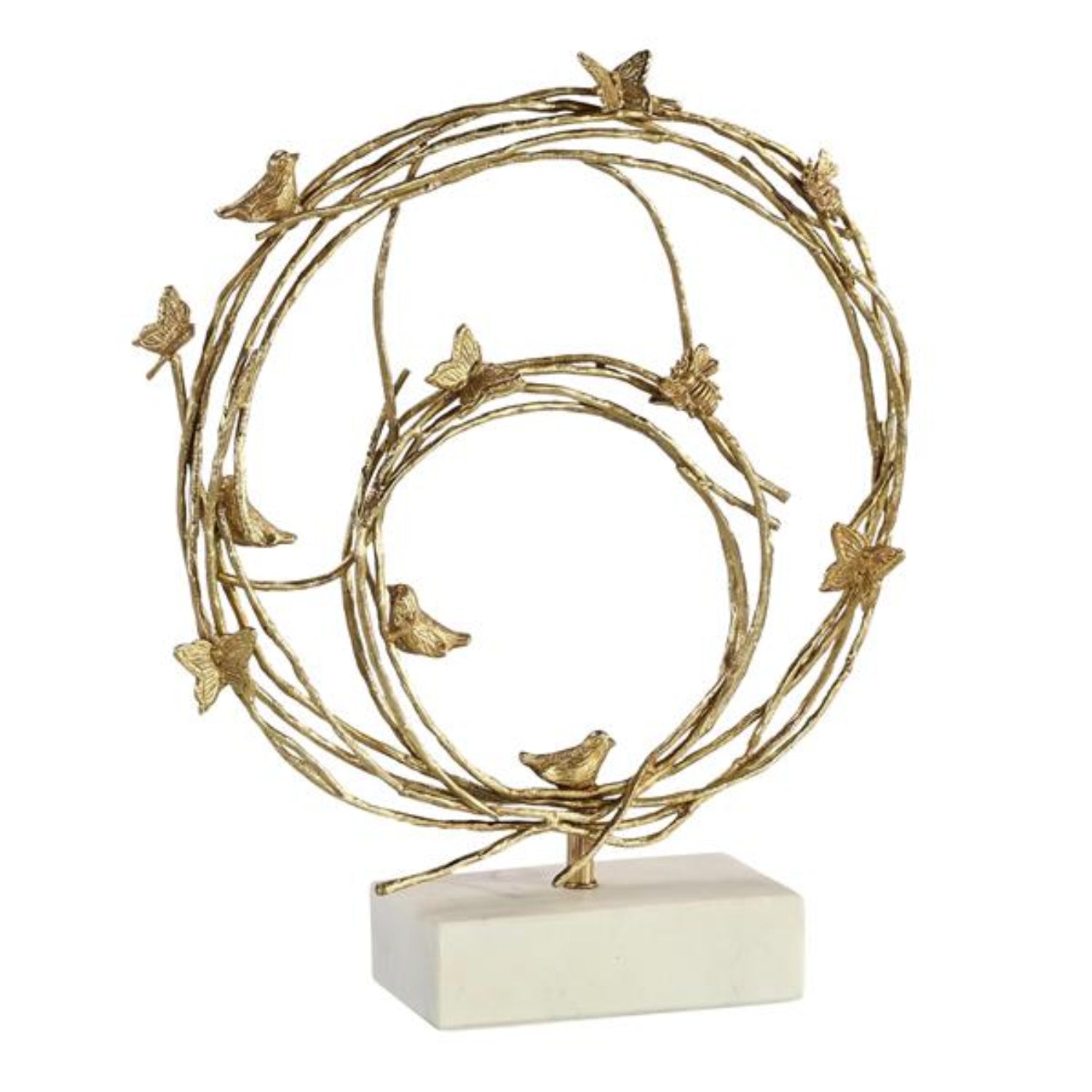 John Richard Roost Brass Small Sculpture