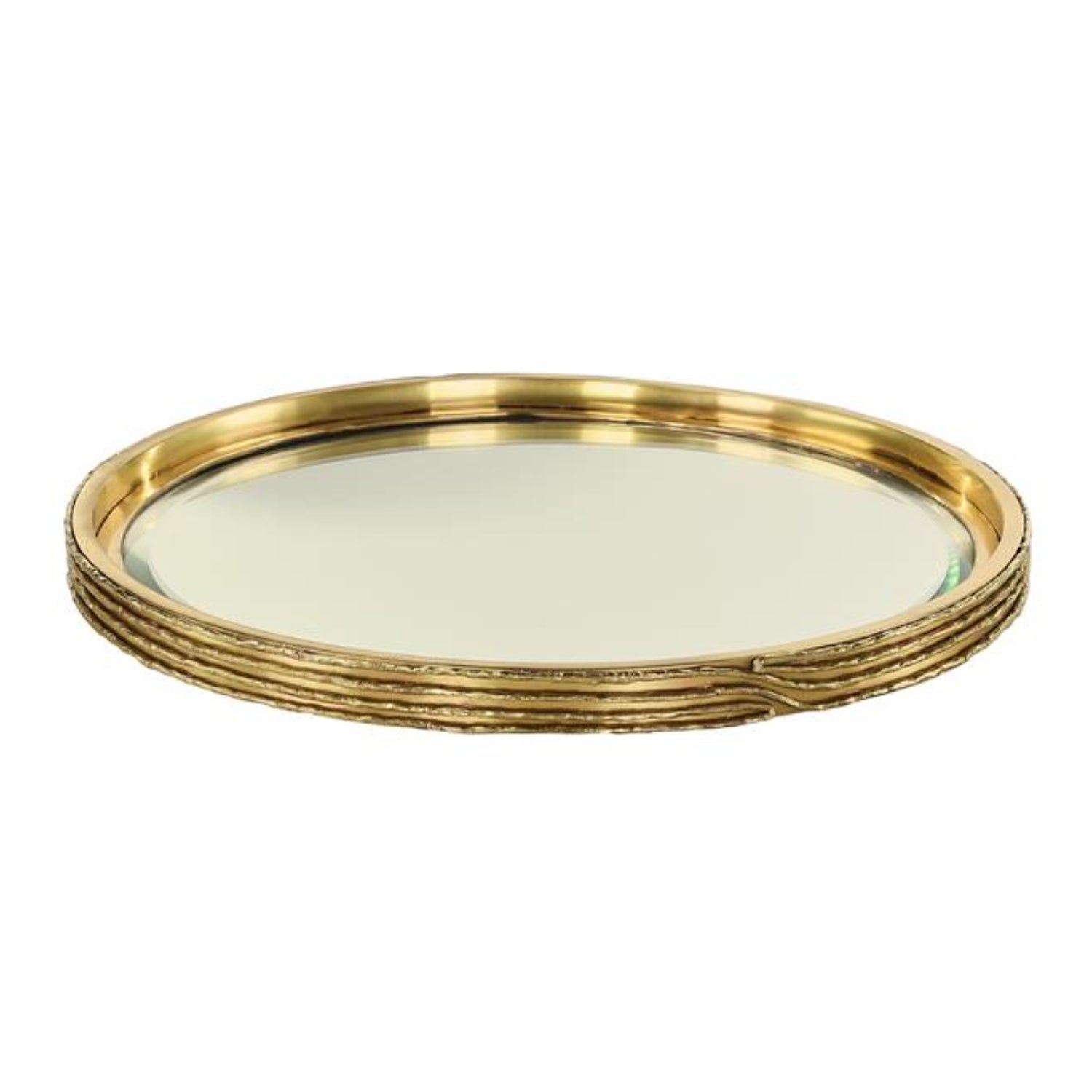 John Richard Ringed Brass Small Tray