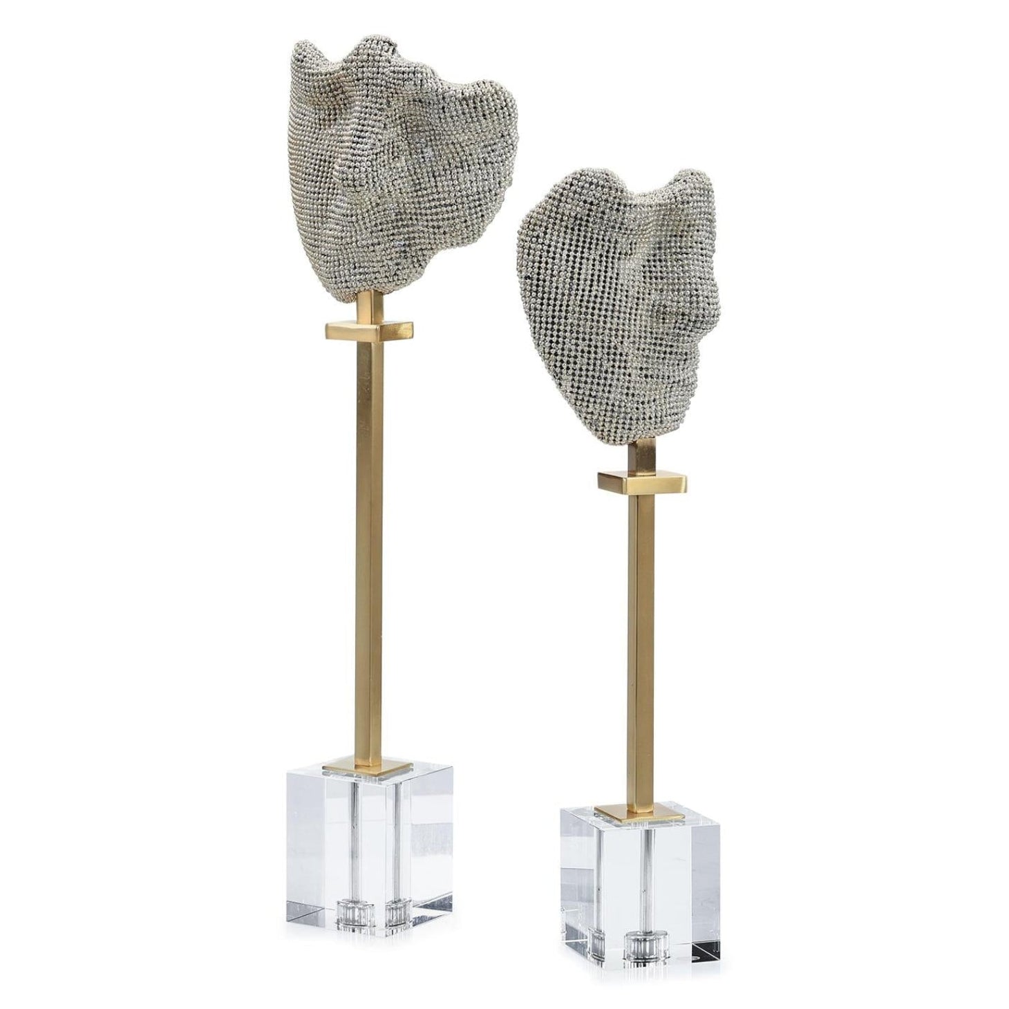 Fractured Expression Sculptures, Set of 2 by John Richard
