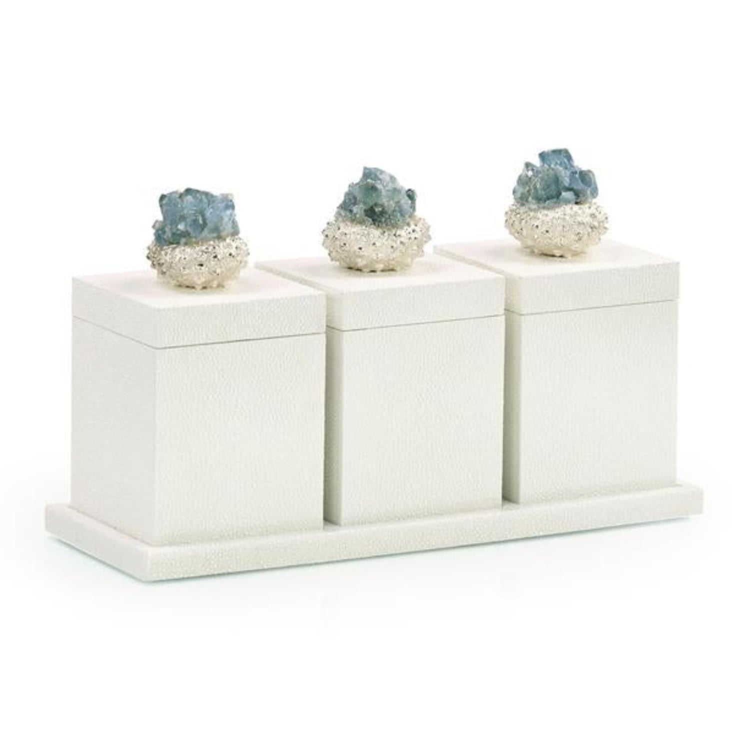 John Richard Crystalline Trio Boxes