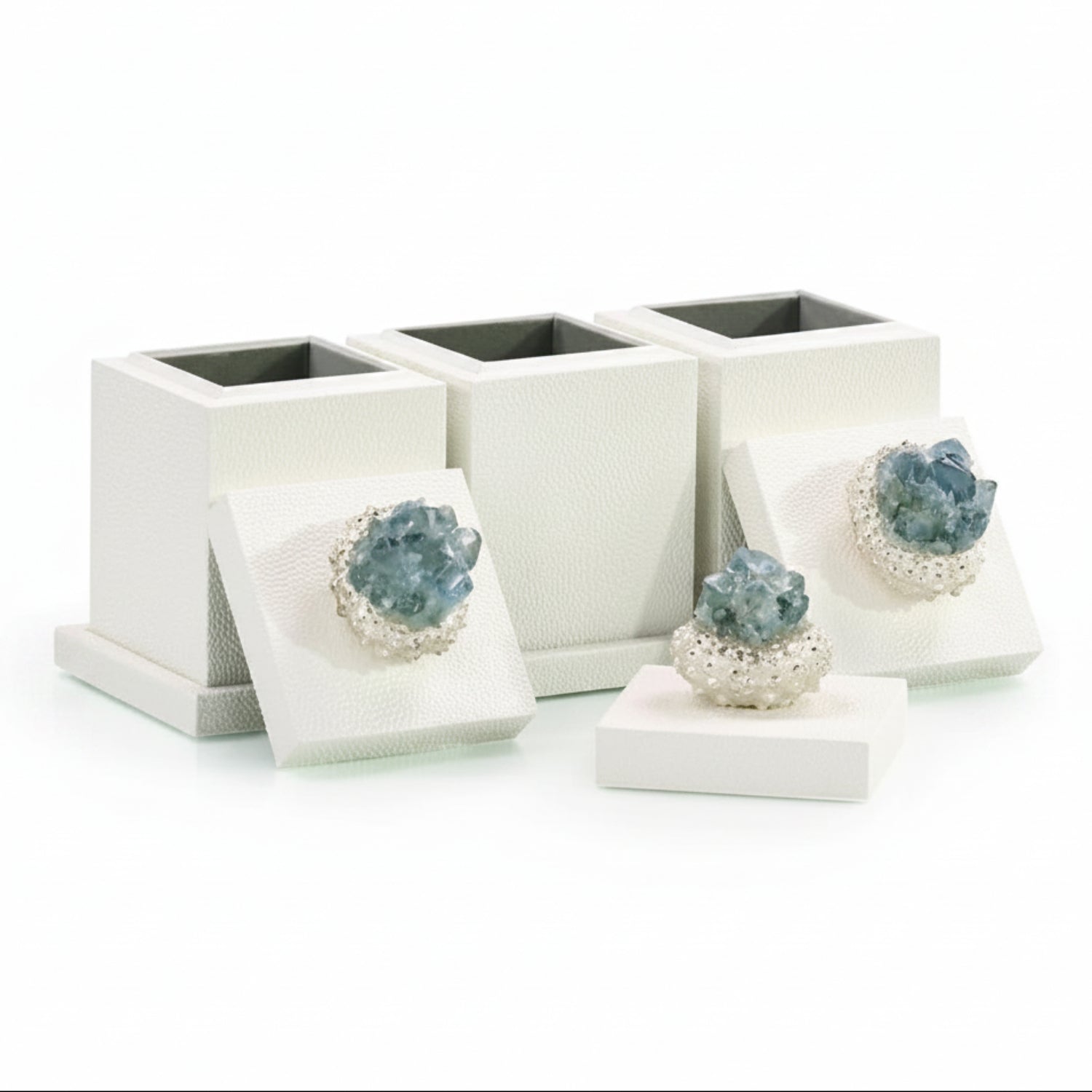John Richard Crystalline Trio Boxes